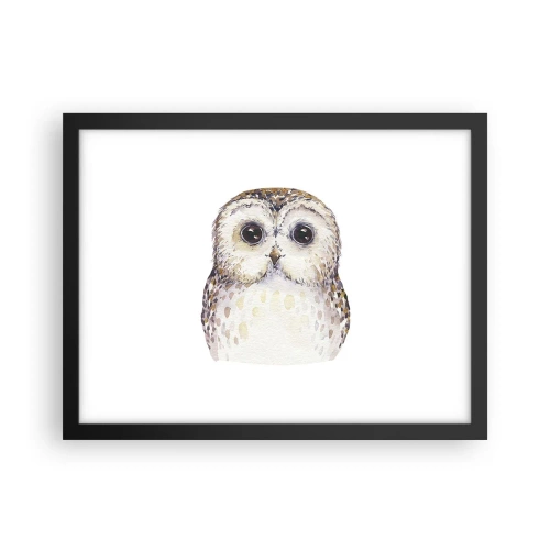 Plakat w czarnej ramie - Spójrz mi w oczy - 40x30 cm