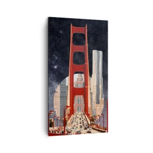 Obraz na płótnie - Zawsze w centrum - 45x80 cm