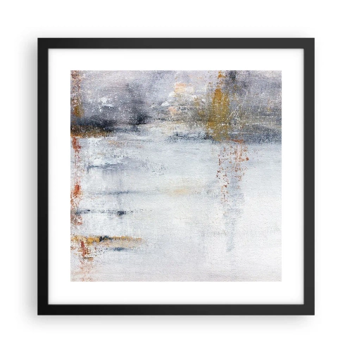 Plakat w czarnej ramie - Za powietrza zasłoną - 40x40 cm