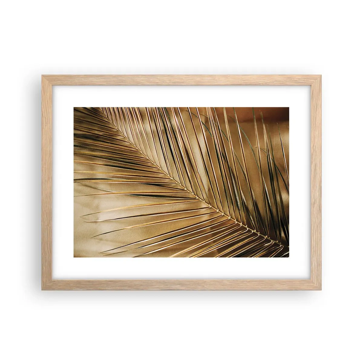 Plakat w ramie jasny dąb - Naturalna kolumnada - 40x30 cm