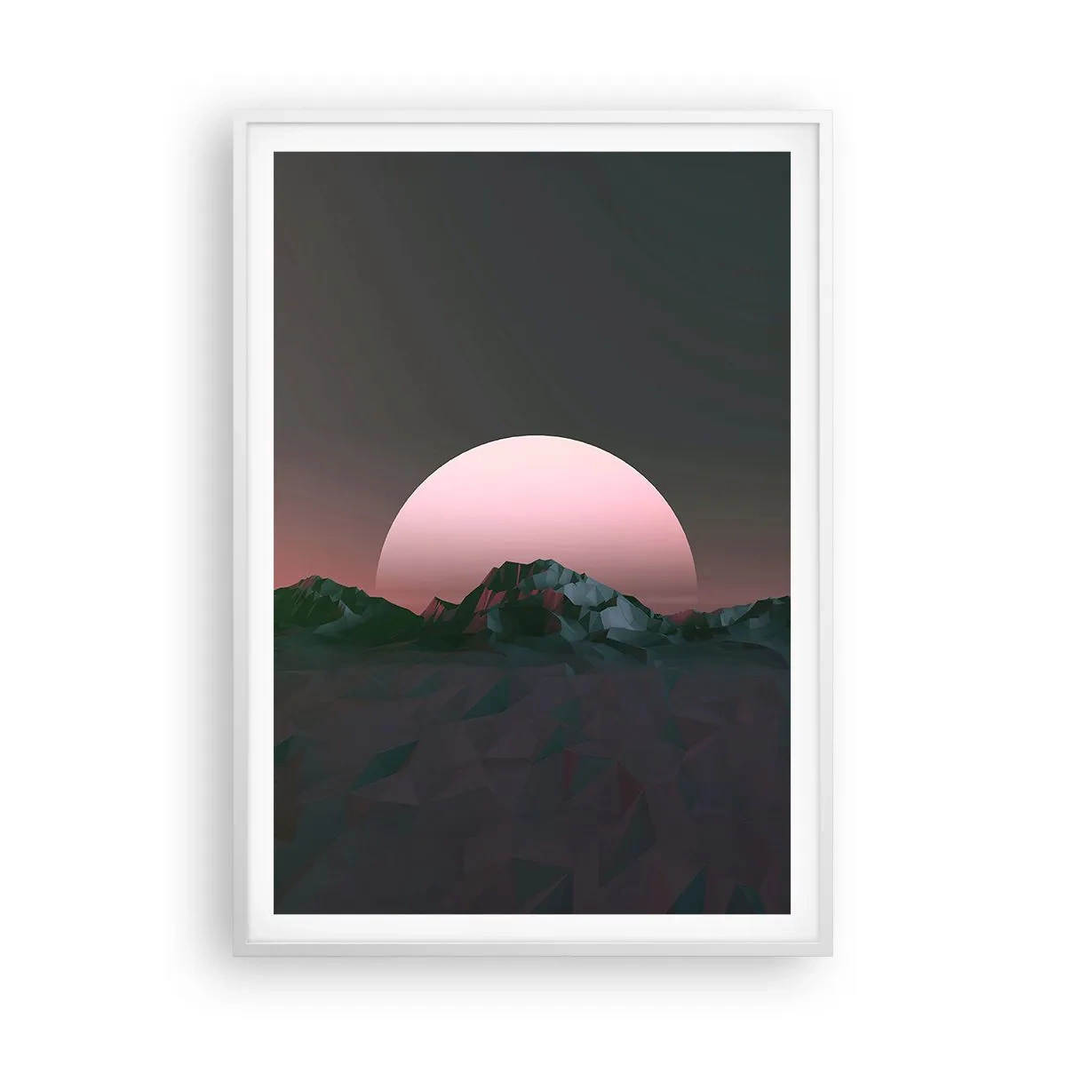 Plakat w białej ramie - W sąsiedniej galaktyce - 70x100 cm