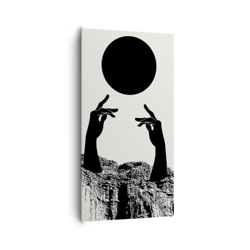Obraz na płótnie - Kompozycja surrealistyczna: słońce i reszta - 65x120 cm