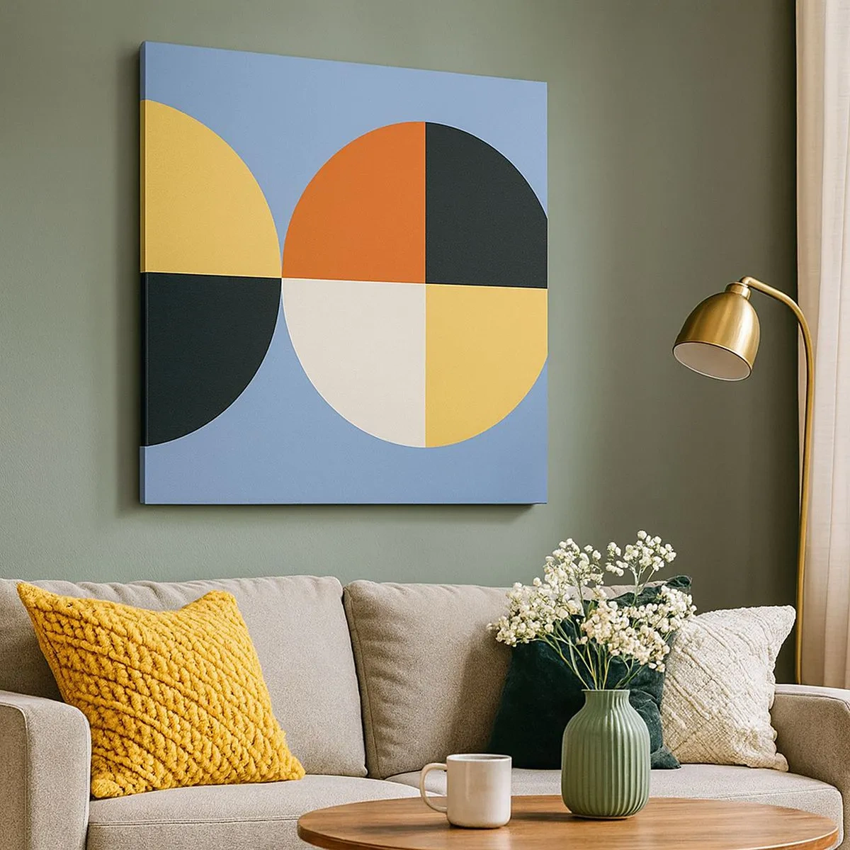 Obraz na płótnie - Patrz i licz - 30x30 cm