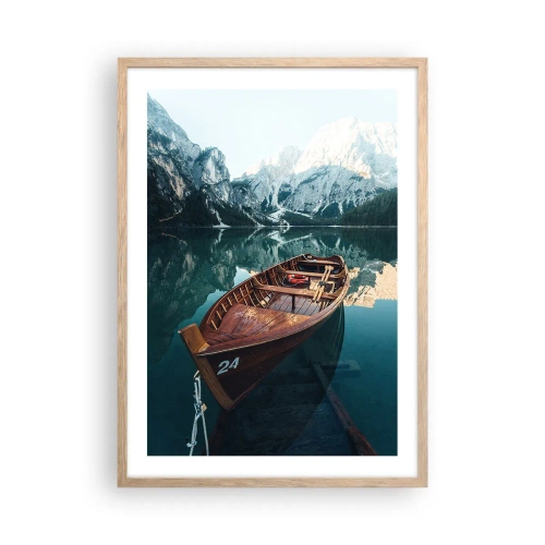 Plakat w ramie jasny dąb - Jak na szkle malowane - 50x70 cm