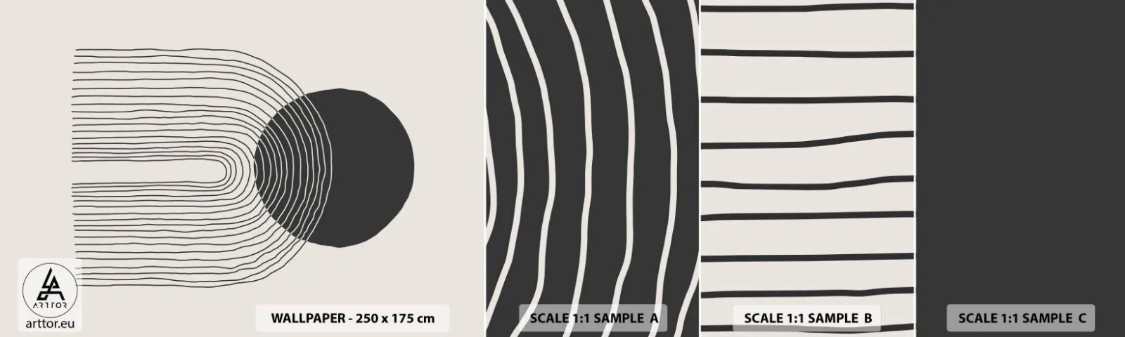 Fototapeta Próbka Samoprzylepna Deluxe Sticker - Drżenie i pewność - Abstrakcja, Sztuka, Minimalizm - 100x30 cm