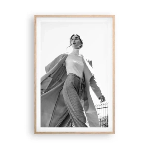 Plakat w ramie jasny dąb - Idziesz ze mną? - 61x91 cm