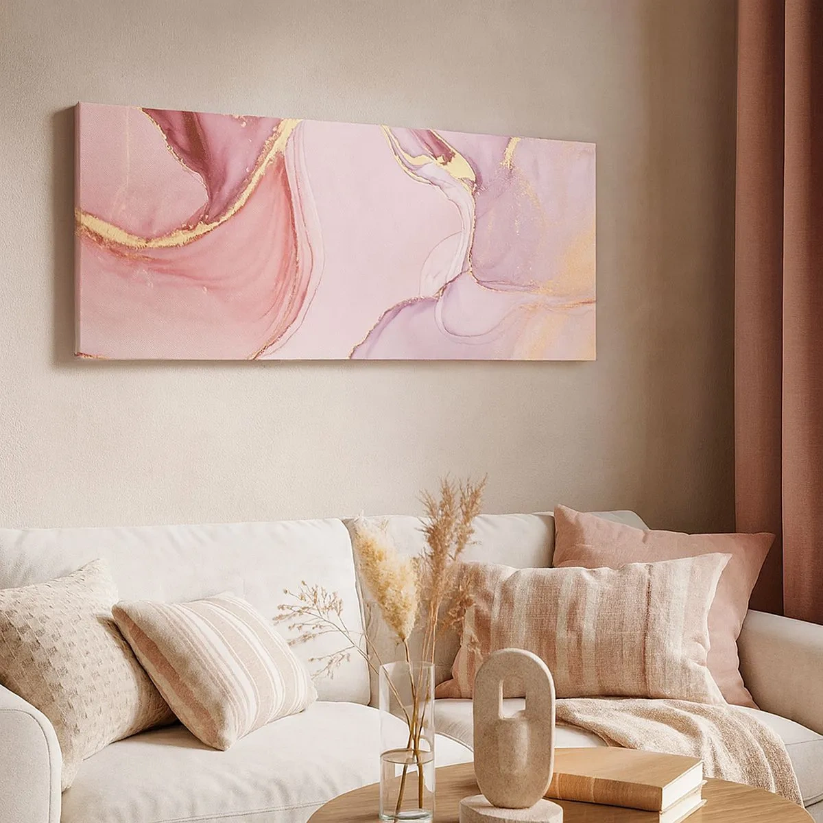 Obraz na płótnie - Pieszczota barw - 100x40 cm