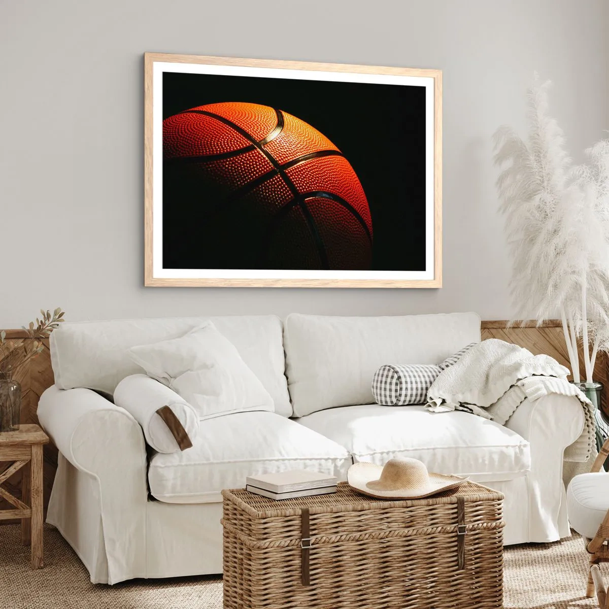 Plakat w ramie jasny dąb - Piękna jak planeta - 50x40 cm