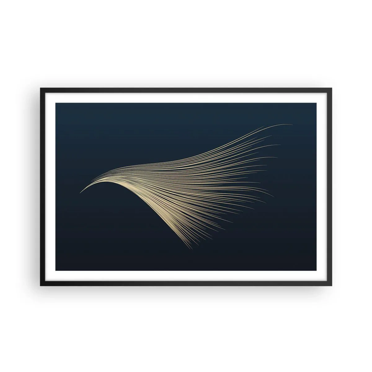 Plakat w czarnej ramie - Jak anioła włos - 91x61 cm