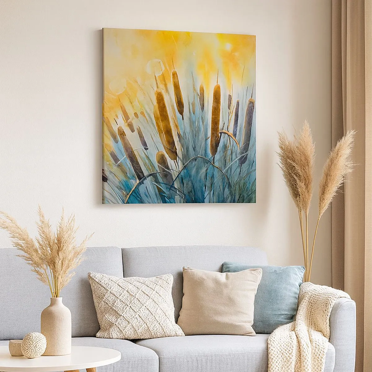 Obraz na płótnie - Chłód wody, słońca żar - 30x30 cm