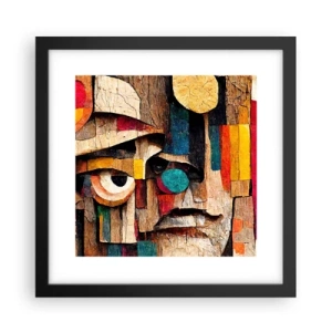 Plakat w czarnej ramie - Widzę cię… - 30x30 cm