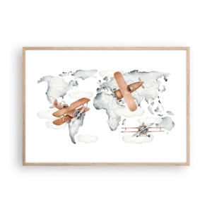 Plakat w ramie jasny dąb - W pionierskim duchu - 100x70 cm