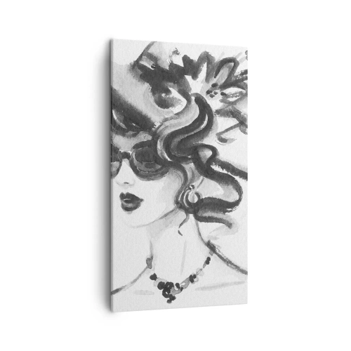 Obraz na płótnie - Dama z charakterem - 45x80 cm