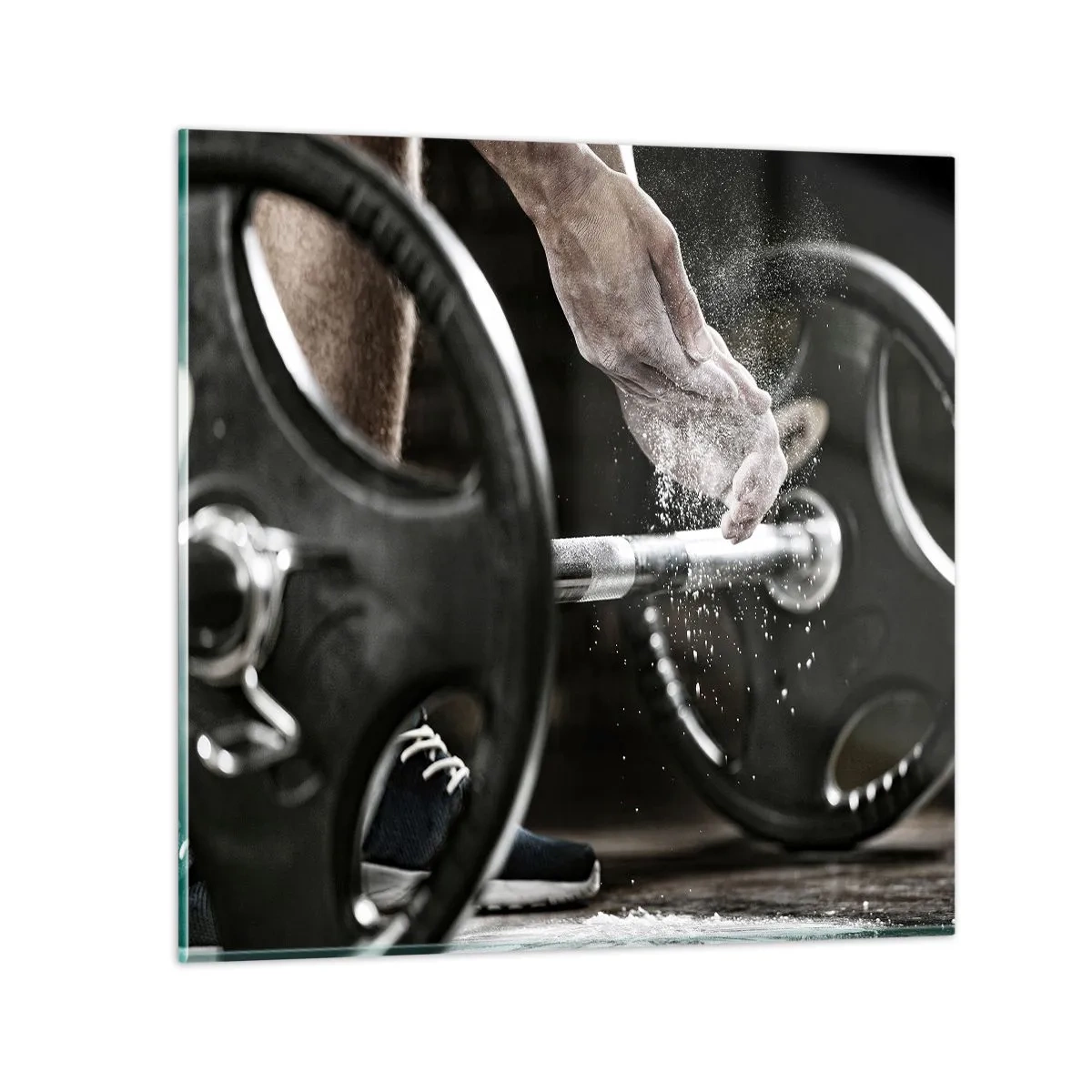 Obraz na szkle - Wyzwanie podjęte! - 70x70 cm