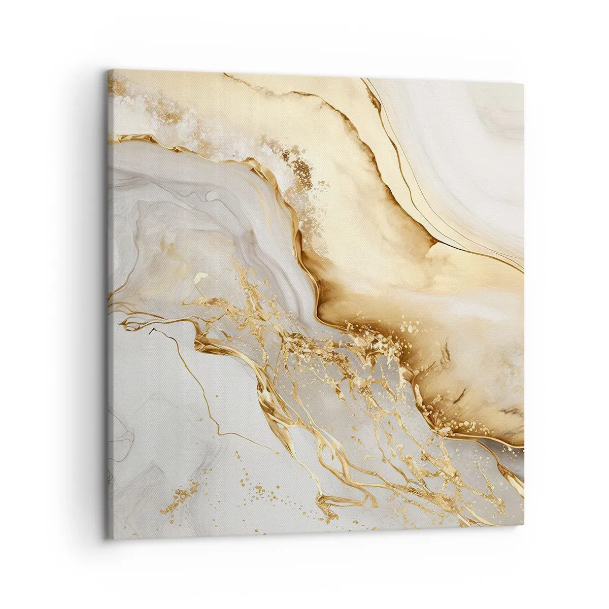 Obraz na płótnie - Abstrakcja: piękno i dobro - 50x50 cm