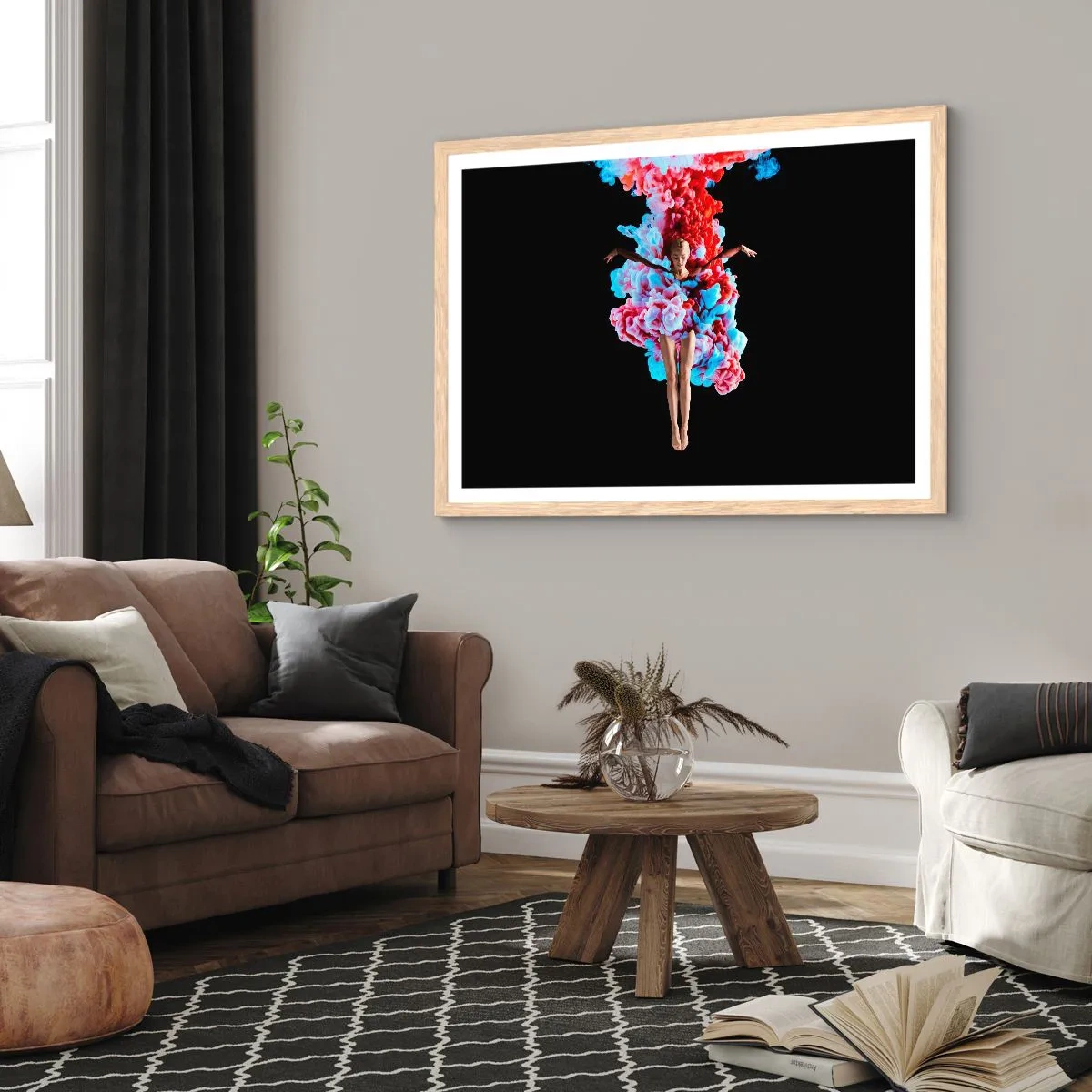 Plakat w ramie jasny dąb - W pełnym rozkwicie - 50x40 cm