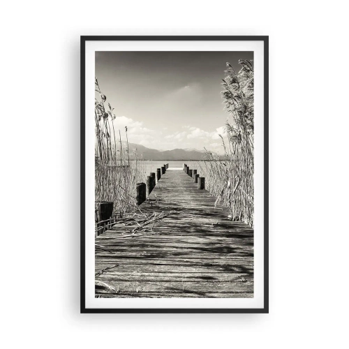 Plakat w czarnej ramie - W zaciszu traw - 61x91 cm