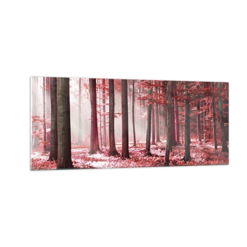 Obraz na szkle - Czerwony równie piękny - 100x40 cm