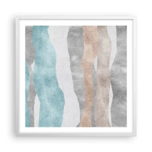 Plakat w białej ramie - Studium bliskości - 60x60 cm