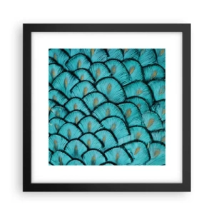 Plakat w czarnej ramie - Wielka gala piór - 30x30 cm