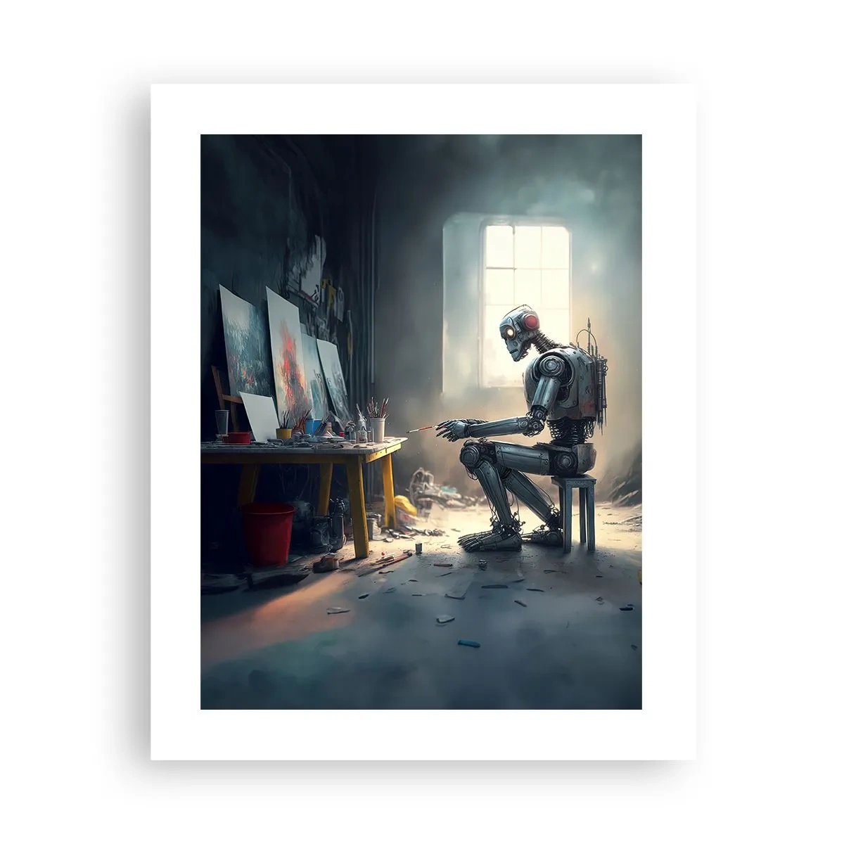 Plakat - Akt kreacji - 40x50 cm