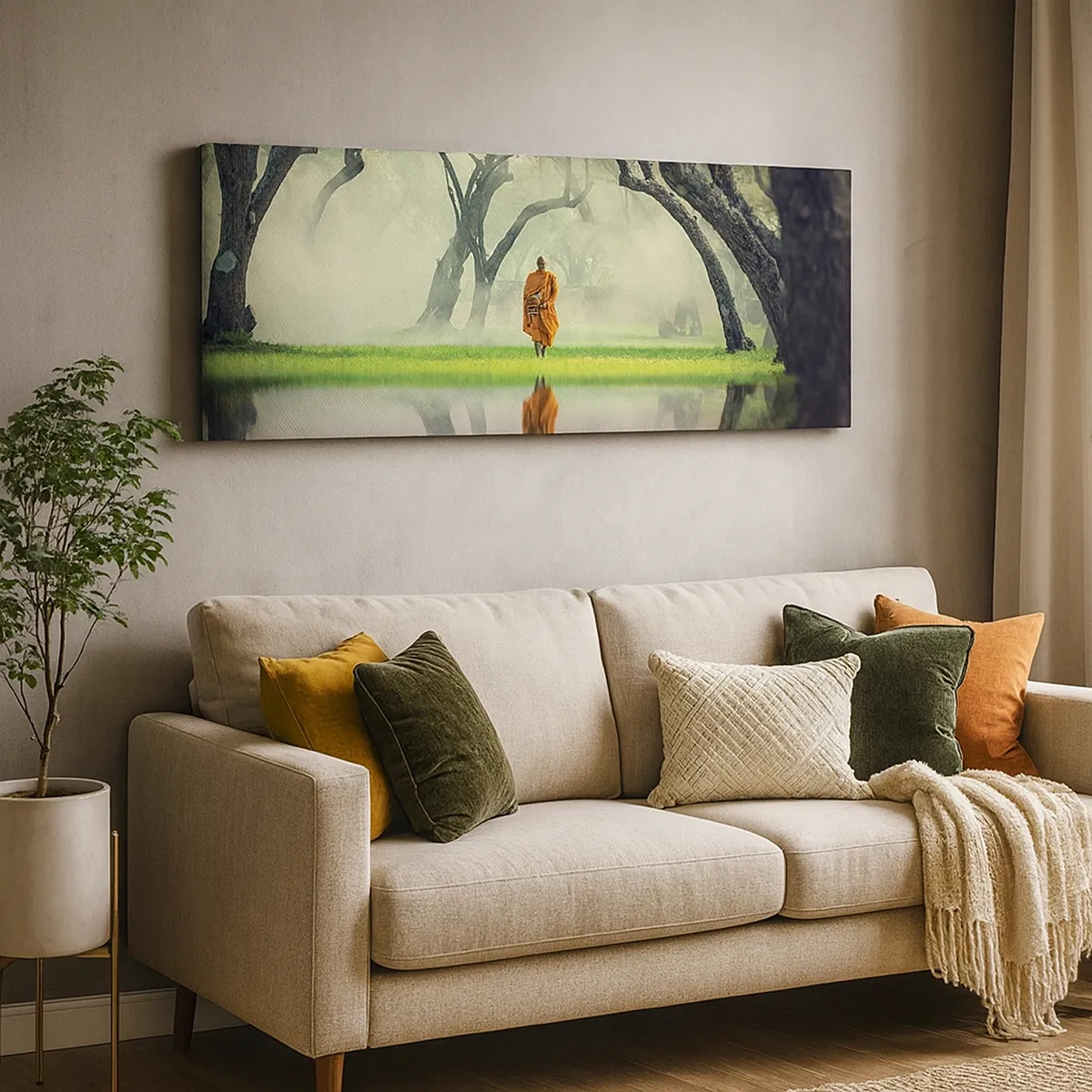 Obraz na płótnie - W drodze do oświecenia - 30x30 cm