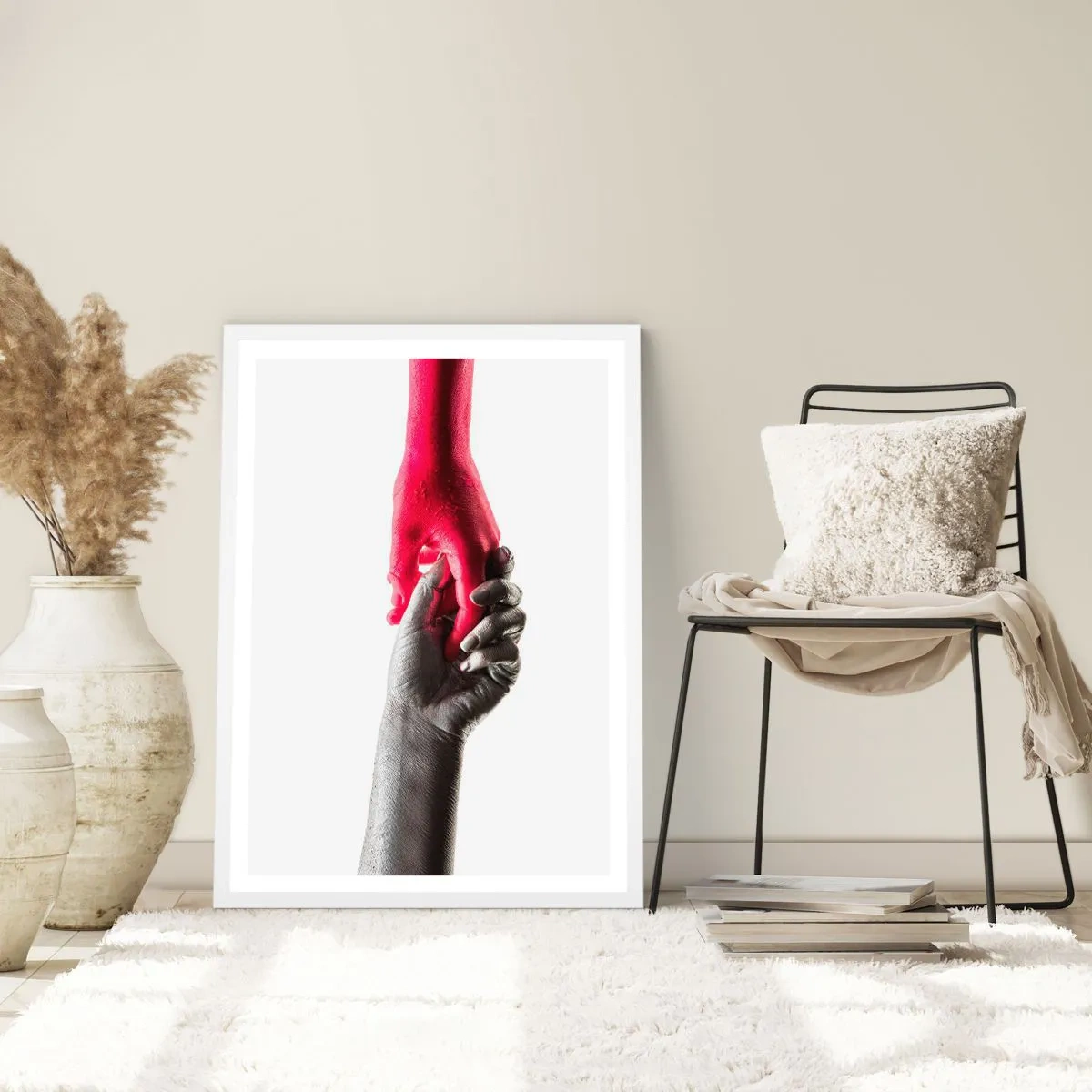 Plakat w białej ramie - Razem, choć inni - 50x70 cm