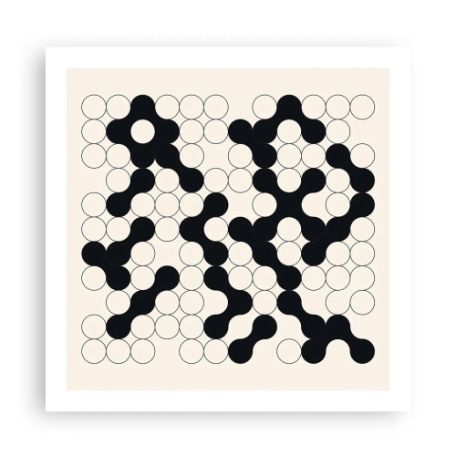 Plakat - Chińska gra – wariacja - 60x60 cm