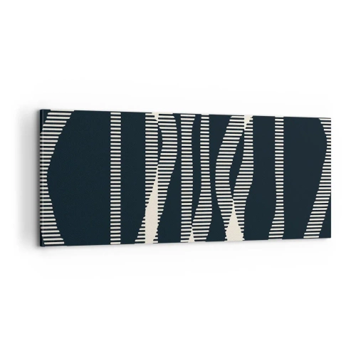 Obraz na płótnie - Próba przełamania ciemności - 100x40 cm