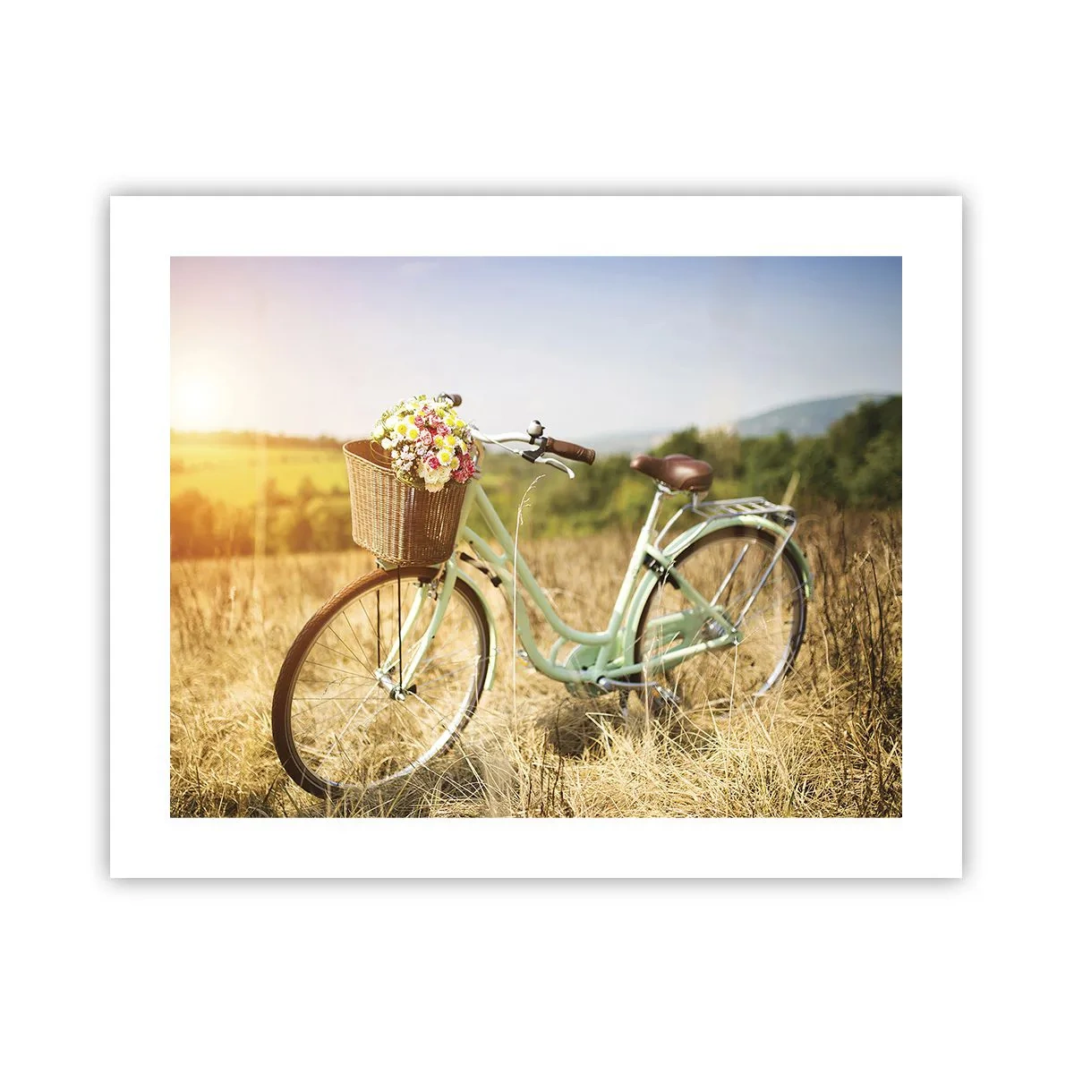 Plakat - Zostanę tu chwilę - 50x40 cm