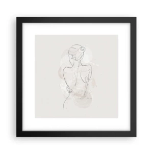 Plakat w czarnej ramie - Jak czuły instrument - 30x30 cm