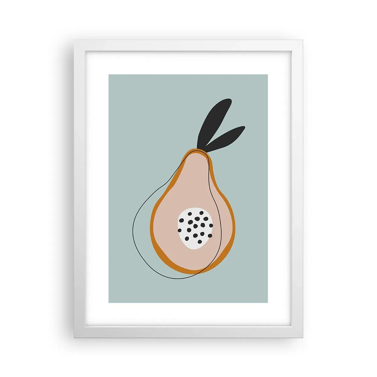 Plakat w białej ramie - Przeniknąć w naturę rzeczy - 30x40 cm