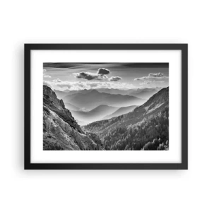 Plakat w czarnej ramie - Aż po horyzont - 40x30 cm