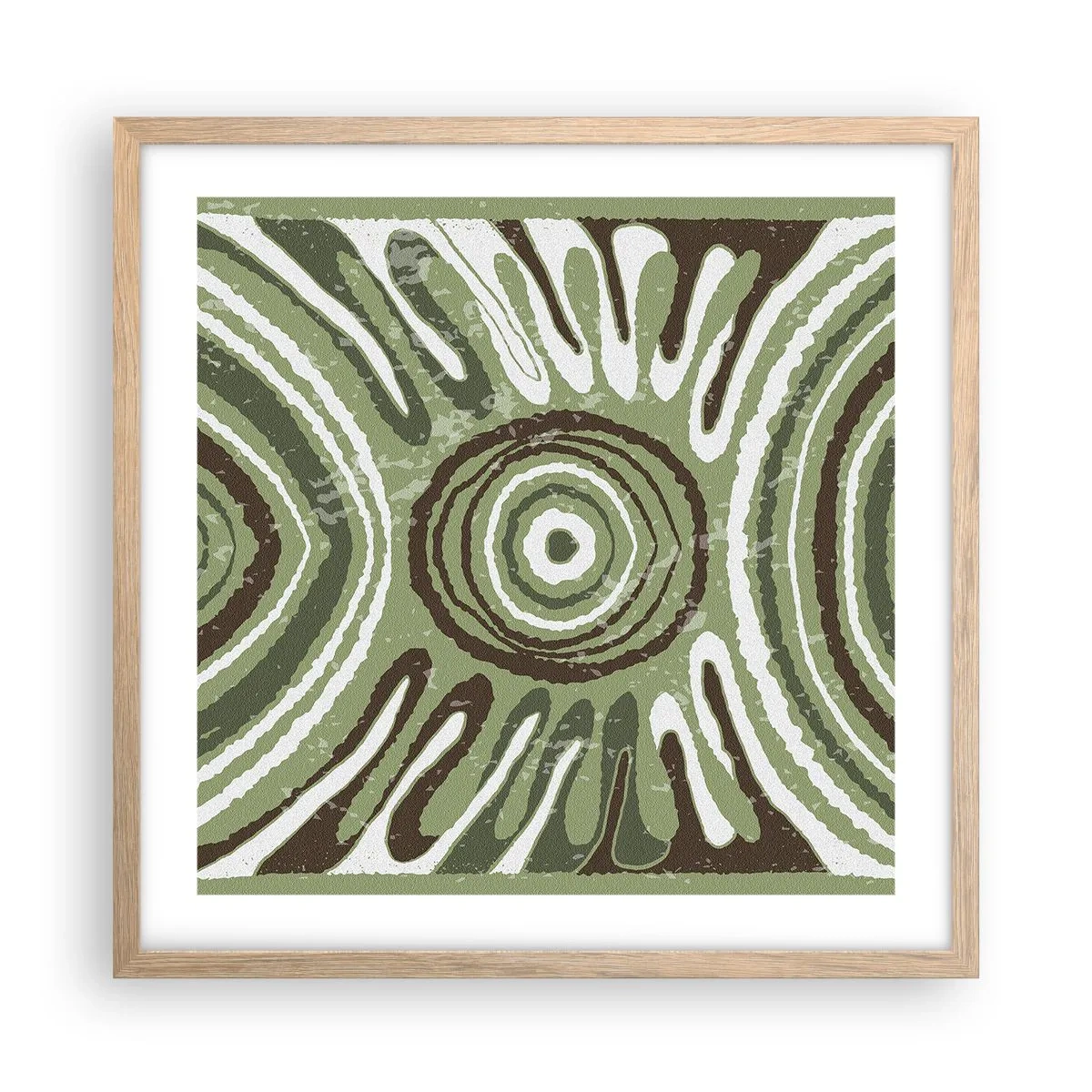 Plakat w ramie jasny dąb - Eksplozja emocji - 50x50 cm