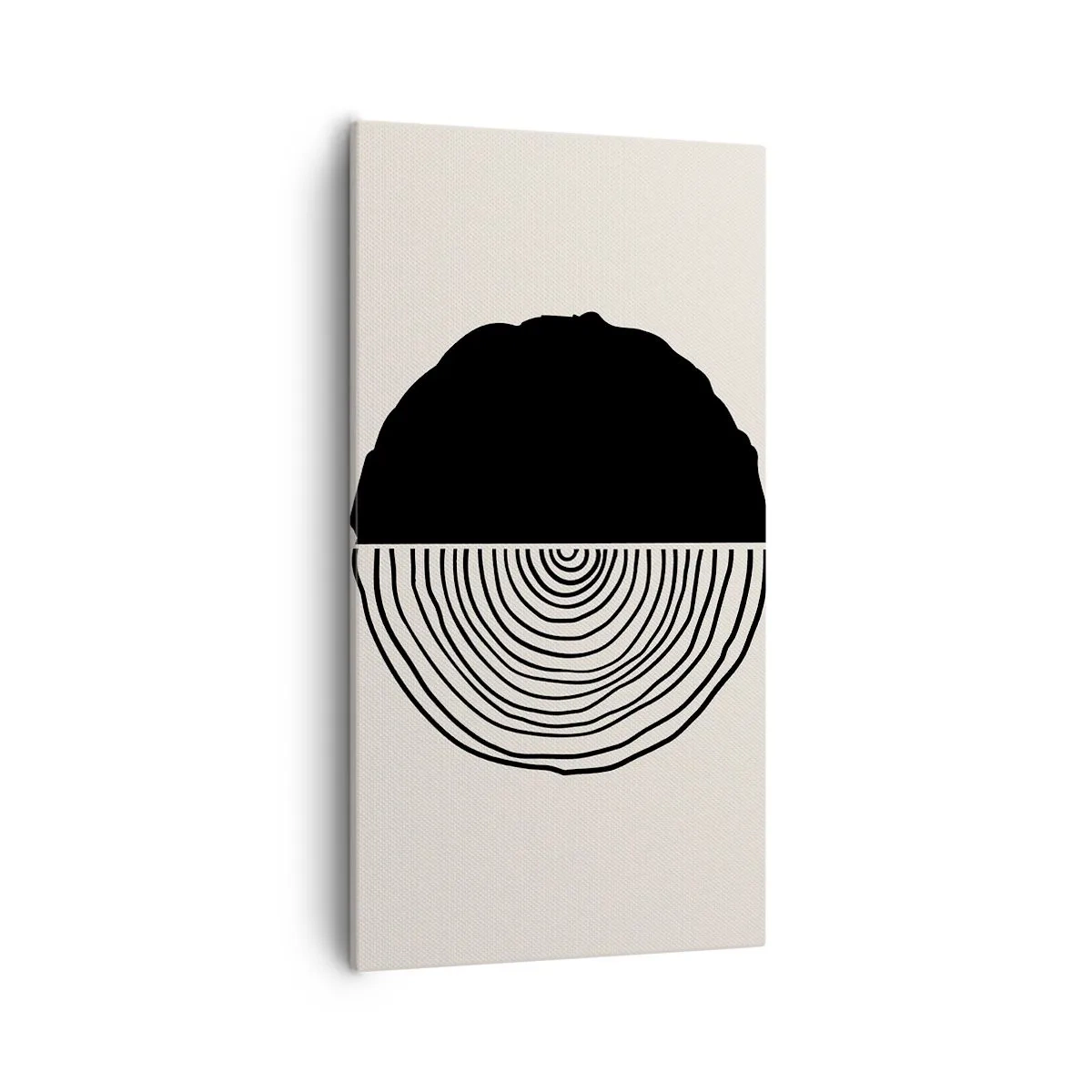 Obraz na płótnie - Pół na pół - 55x100 cm