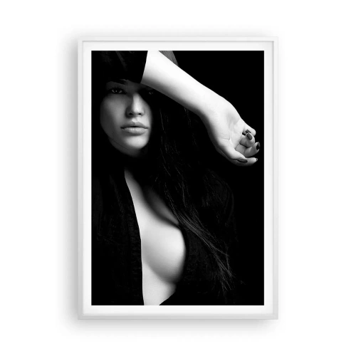 Plakat w białej ramie - Szkoła uwodzenia - 70x100 cm