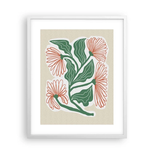 Plakat w białej ramie - Ludowe i nowoczesne - 40x50 cm