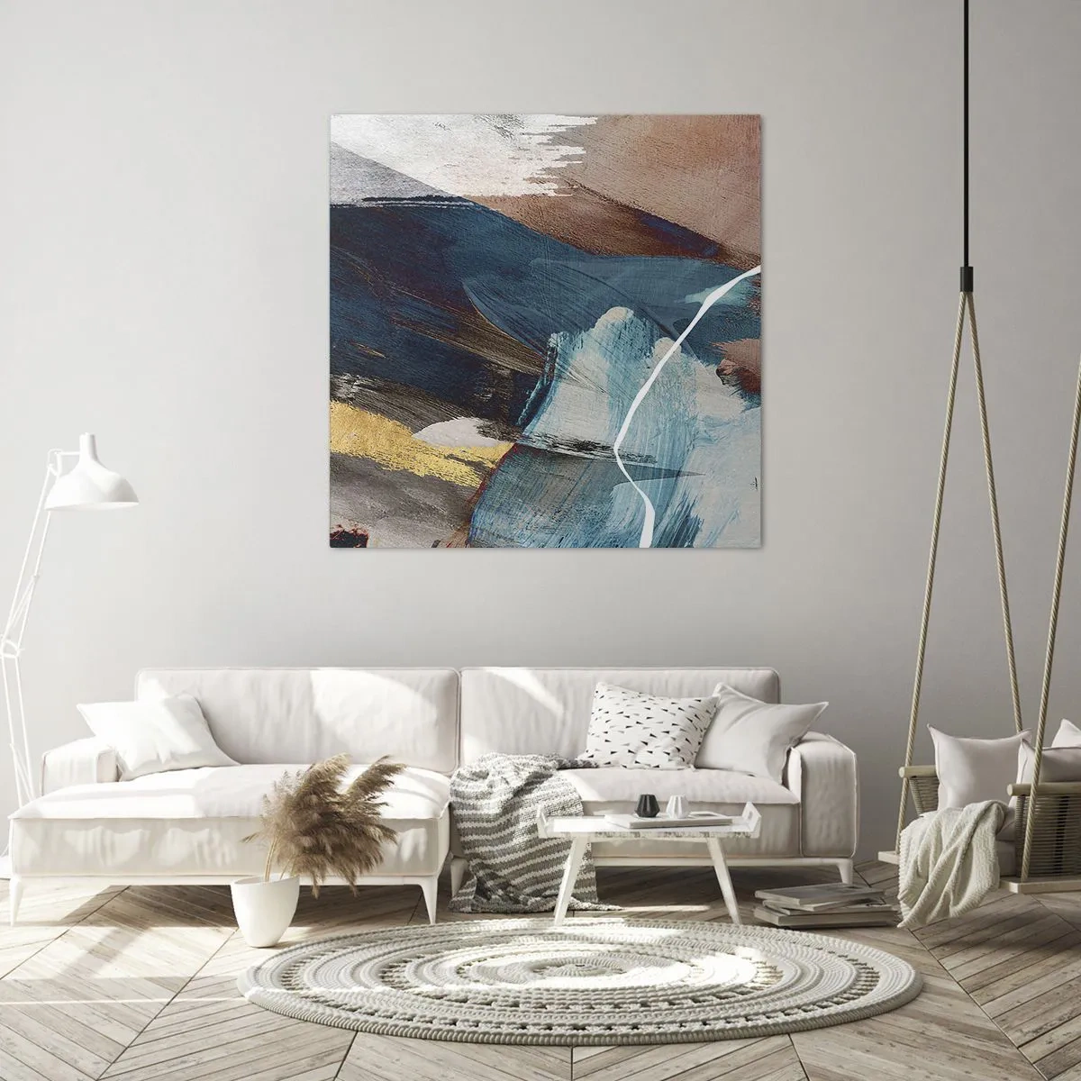 Obraz na płótnie - Z rozmachem i energicznie - 50x50 cm