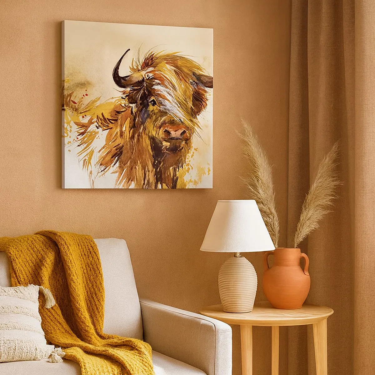 Obraz na płótnie - Duma łowcy - 30x30 cm