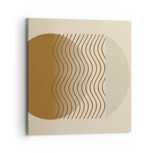Obraz na płótnie - O pochodzeniu figur geometrycznych - 70x70 cm