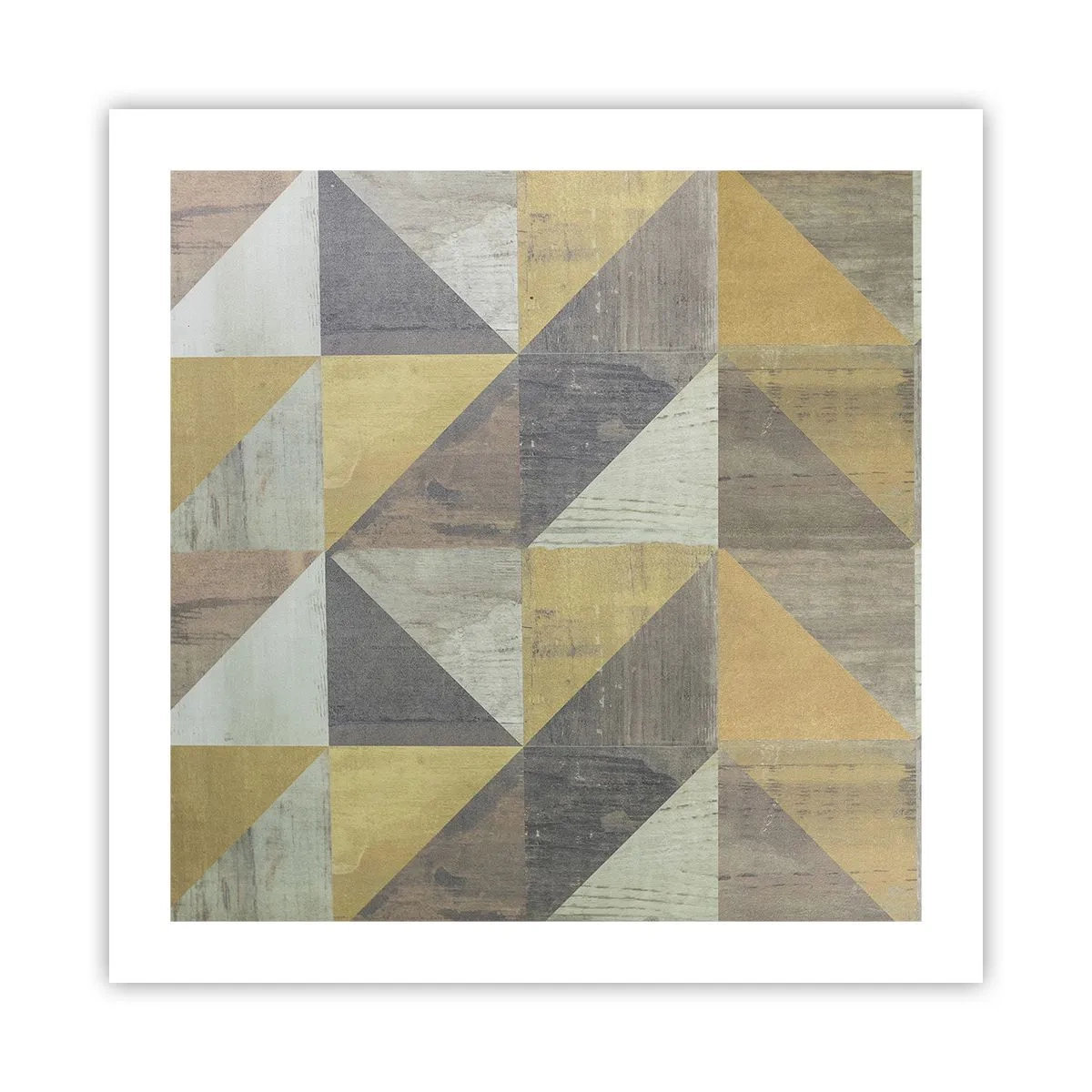 Plakat - Pod kątem trójkąta - 50x50 cm