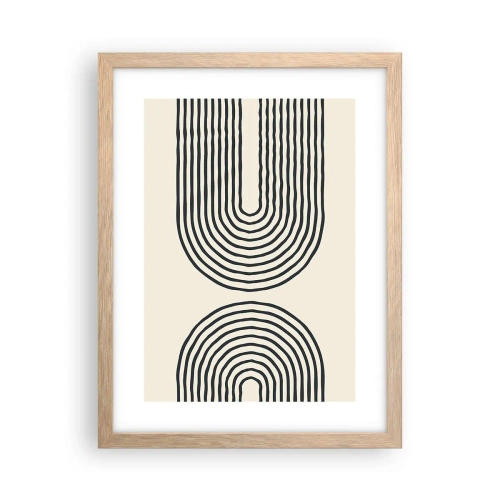 Plakat w ramie jasny dąb - Już za chwilę… - 30x40 cm