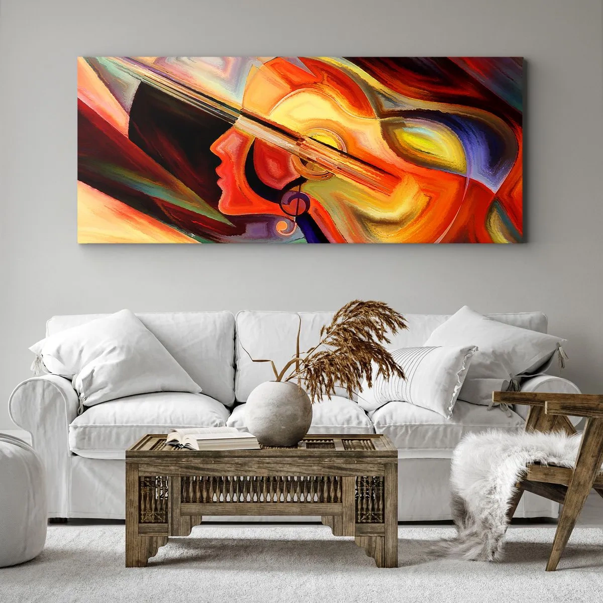 Obraz na płótnie - Wszystko gra - 100x40 cm