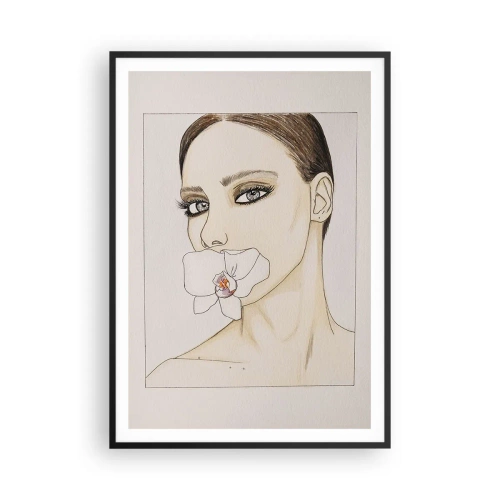 Plakat w czarnej ramie - Symbol elegancji i piękna - 70x100 cm