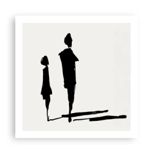 Plakat - Na pewno razem? - 60x60 cm