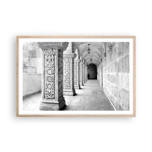 Plakat w ramie jasny dąb - A dokąd to…? - 91x61 cm