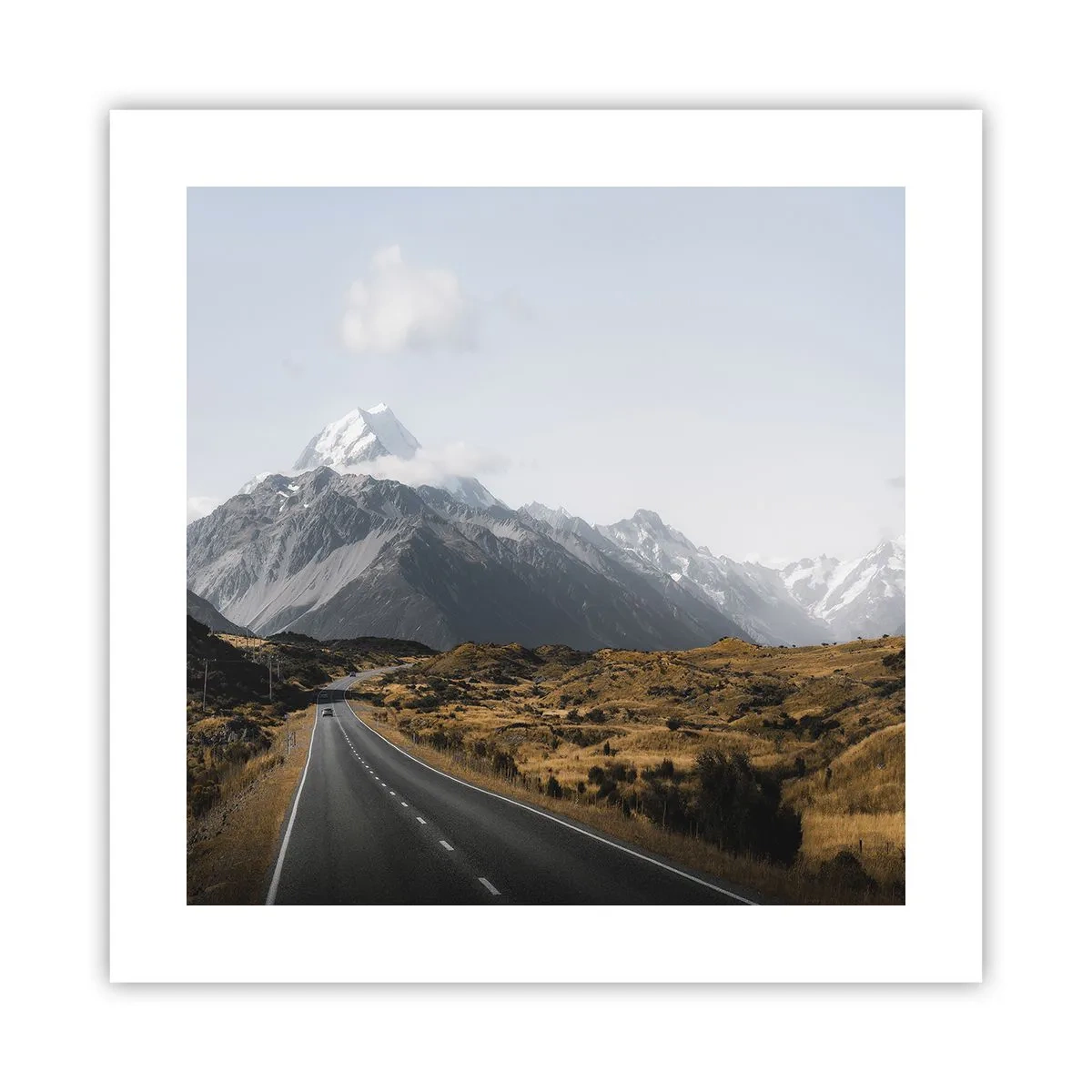 Plakat - Droga do serca gór - 40x40 cm