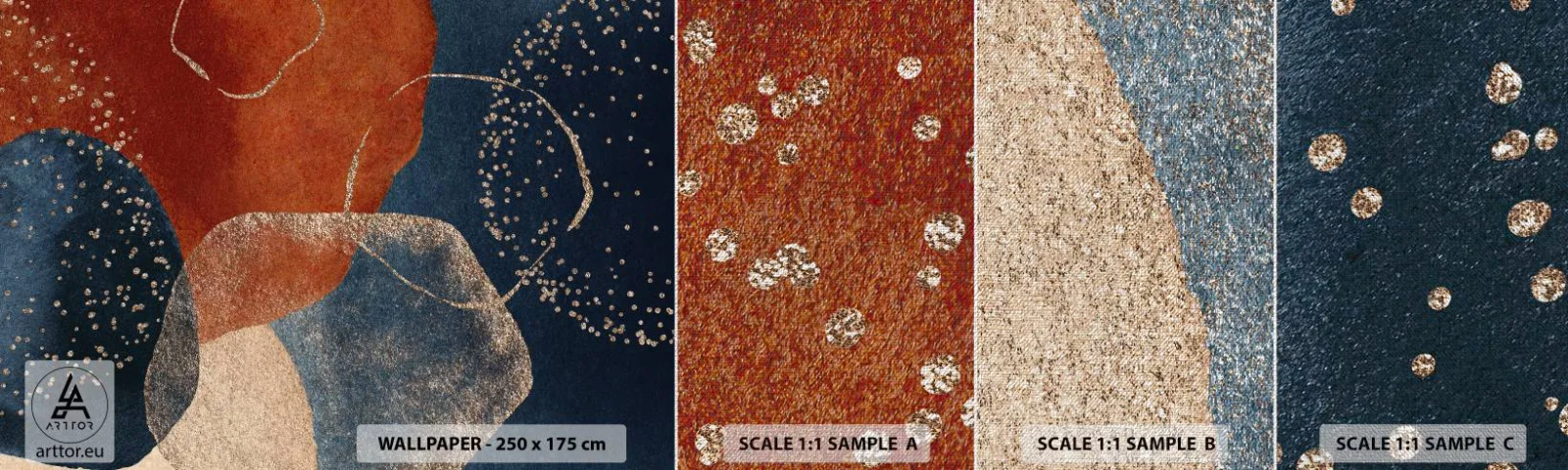 Fototapeta Próbka Premium Canvas - Lekkość bytu - Abstrakcja, Sztuka, Nowoczesna Sztuka - 100x30 cm