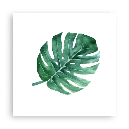 Plakat - Zielony koncept - 50x50 cm