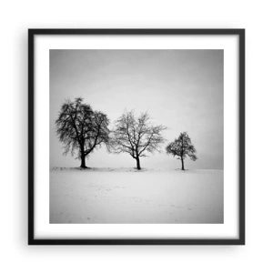 Plakat w czarnej ramie - O czym śnią? - 50x50 cm